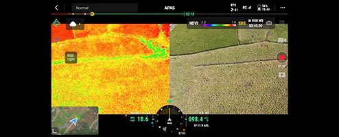 Mavic 3 Thermal Screen Image 494x200